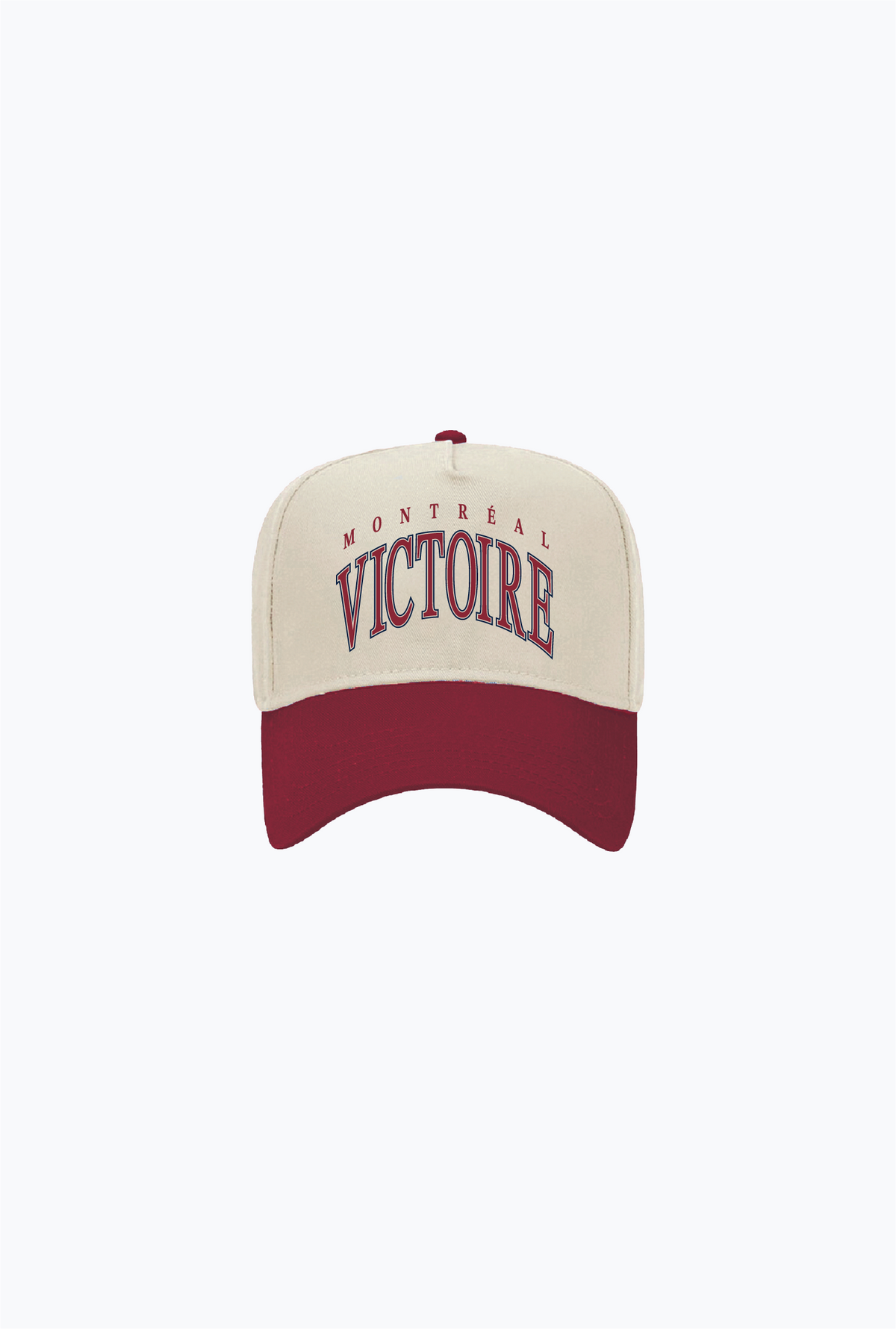 Montréal Victoire A-Frame Cap - Maroon / Ivory