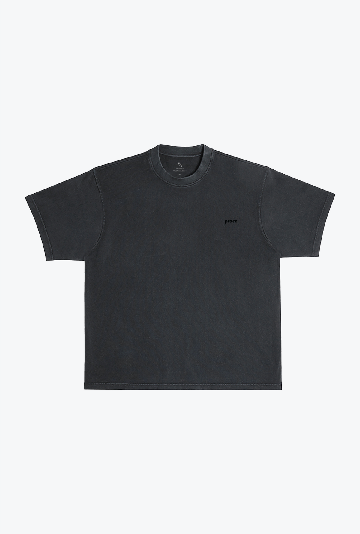 P/C Basics Pigment Dye T Shirt - Black