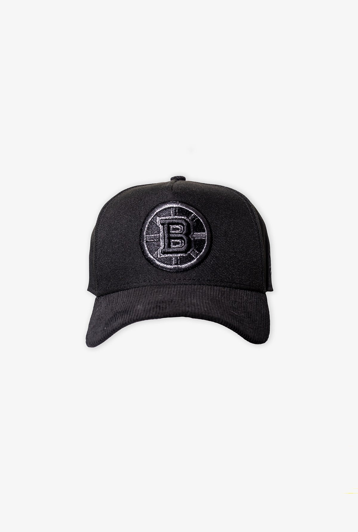 Boston Bruins Cord 9FORTY Snapback - Schwarz/ Schwarz