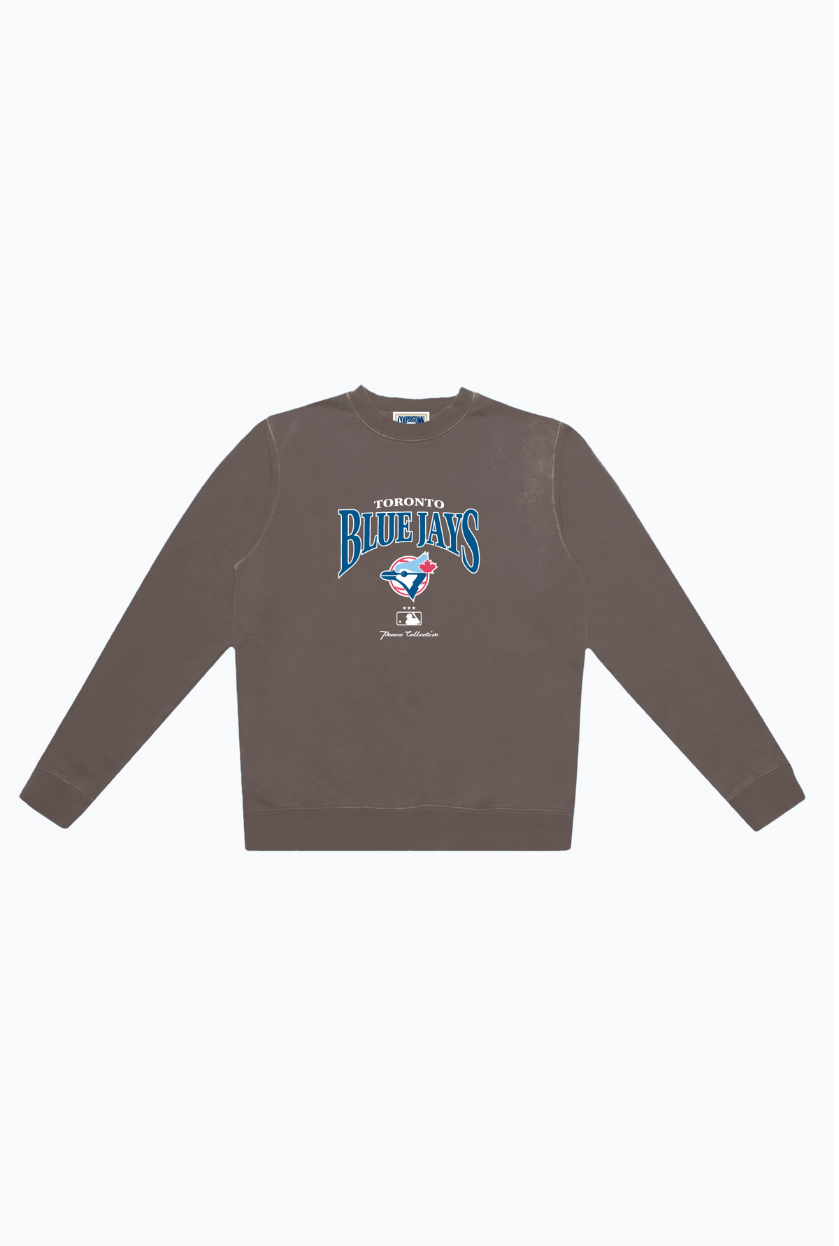 Toronto Blue Jays Vintage Embroidered Crewneck - Espresso