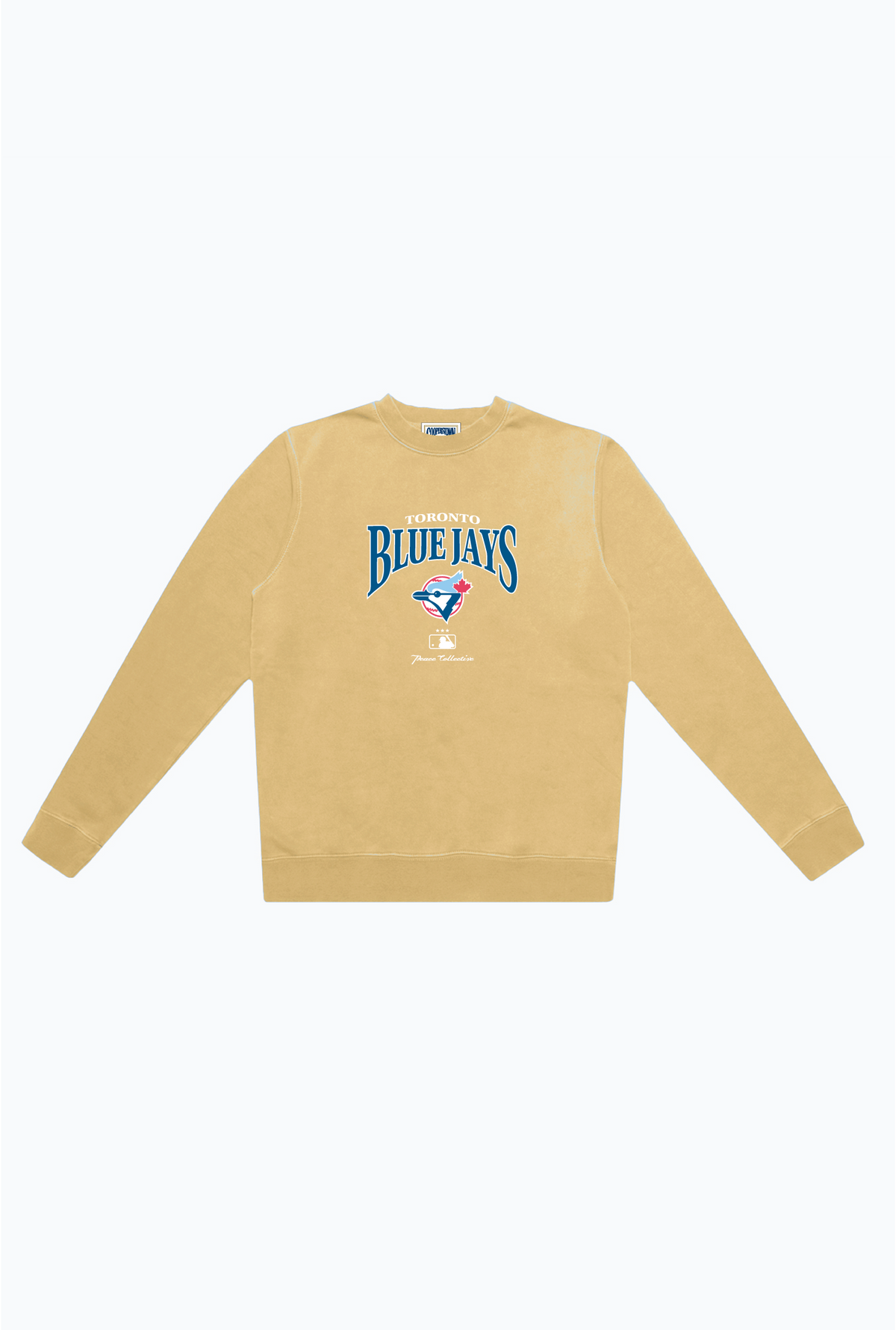 Toronto Blue Jays Vintage Embroidered Crewneck - Honey