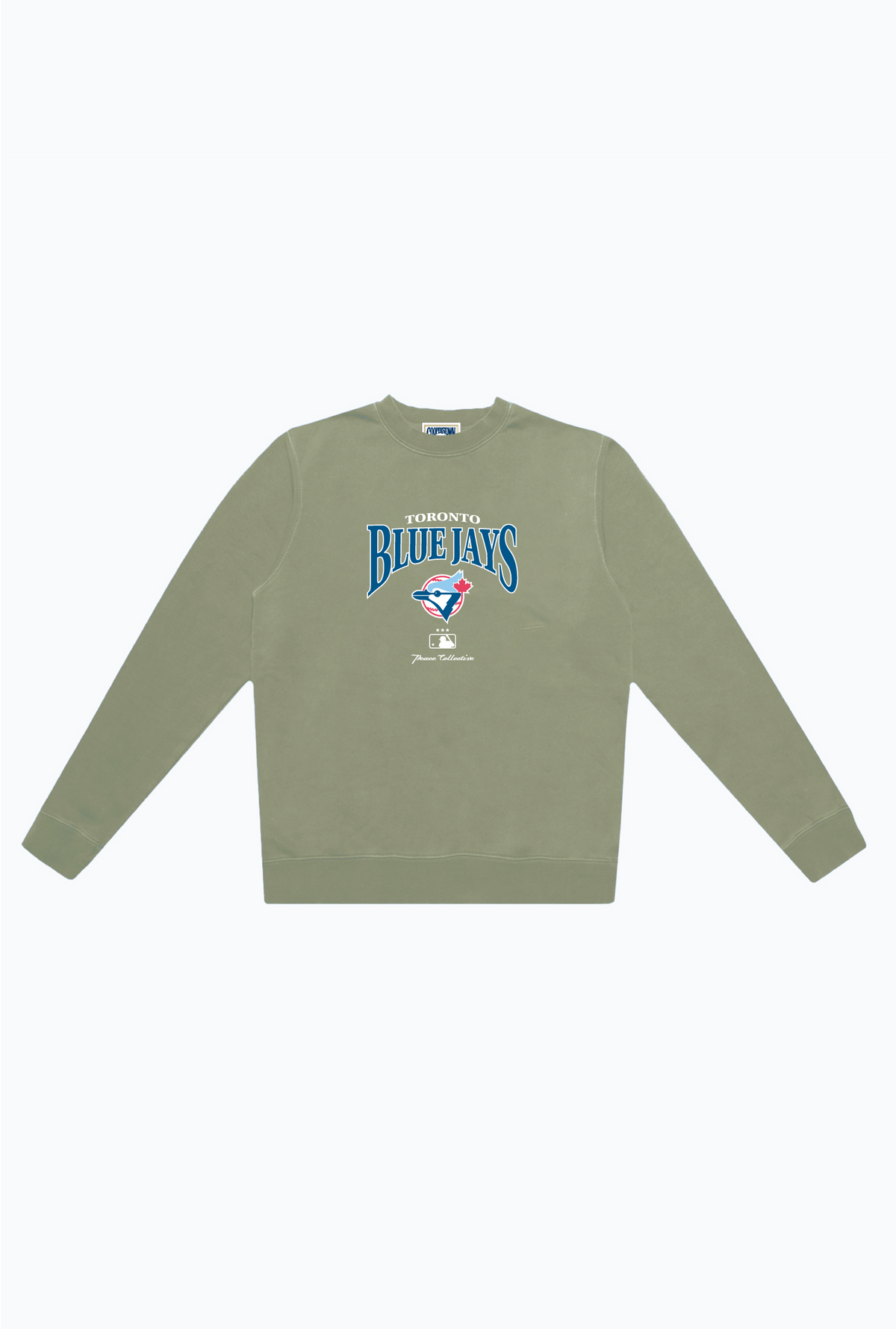 Toronto Blue Jays Vintage Embroidered Crewneck - Sage Green