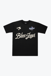 Toronto Blue Jays Script World Series 2025 Heavyweight T-Shirt - Black