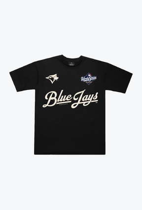 Toronto Blue Jays Script World Series 2025 Heavyweight T-Shirt - Black