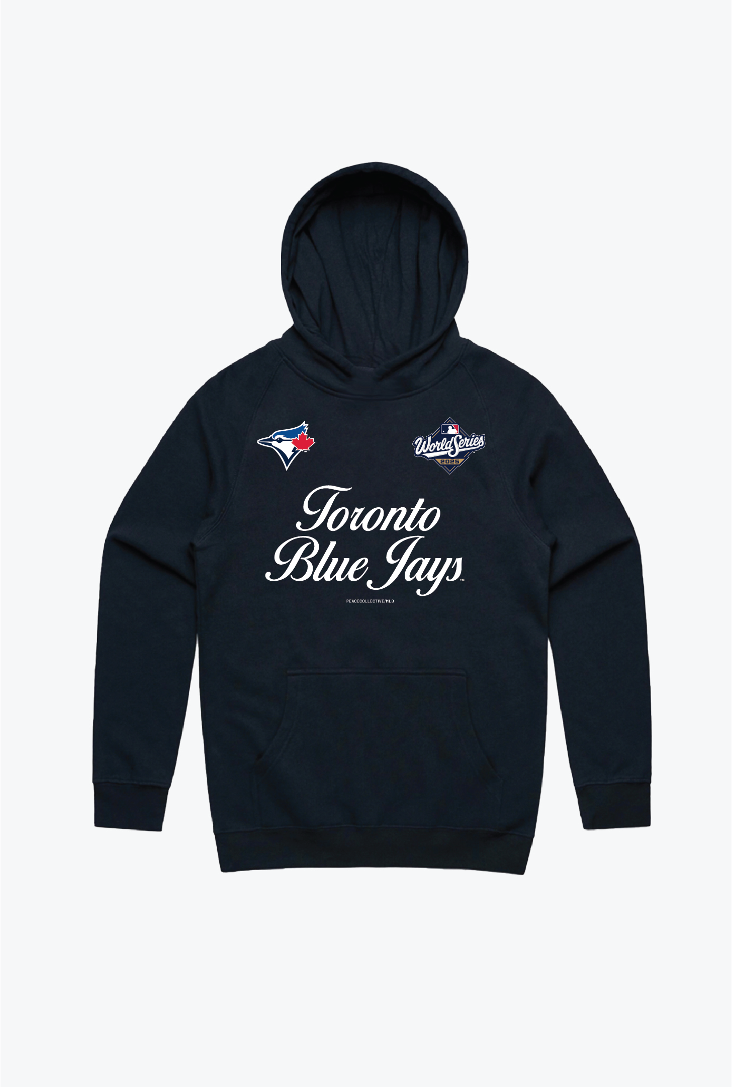 Toronto Blue Jays World Series 2025 Cursive Hoodie - Navy
