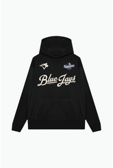 Toronto Blue Jays Script World Series 2025 Oversized Hoodie - Black