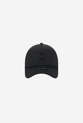 Boston Red Sox 9FORTY A-Frame Trucker - Black/Black