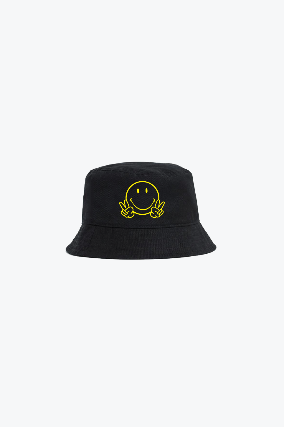 P/C x Smiley Reversible Bucket Hat - Black/Ivory