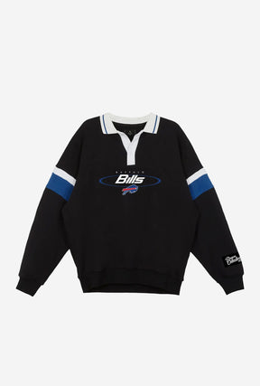 Buffalo Bills Oversized Rugby - Black / Navy