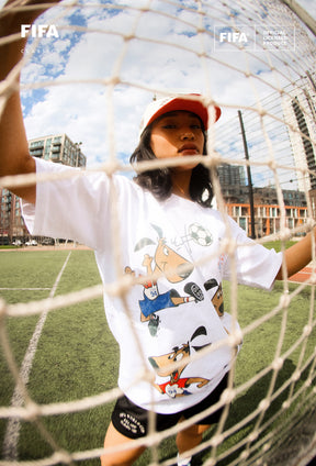 Camiseta de peso pesado mascota de la Copa Mundial de la FIFA™ 1994 USA - Blanca