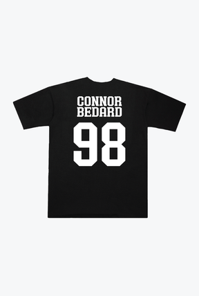 Connor Bedard Memorial Heavyweight T-Shirt - Black