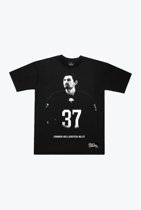 Connor Hellebuyck Memorial Heavyweight T-Shirt - Black