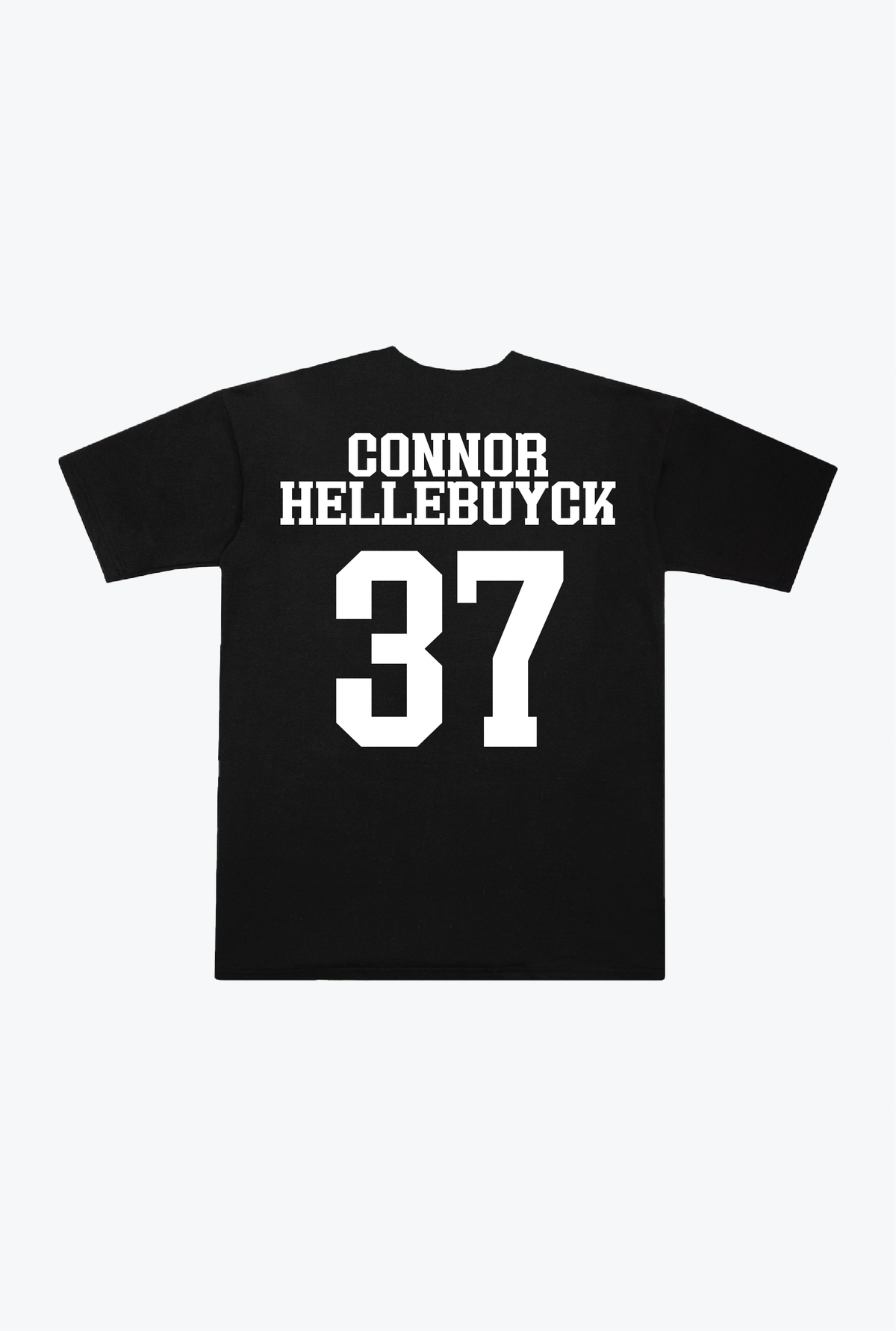 Connor Hellebuyck Memorial Heavyweight T-Shirt - Black