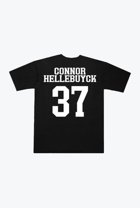 Connor Hellebuyck Memorial Heavyweight T-Shirt - Black