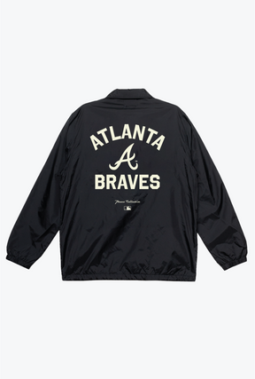 Atlanta Braves Essential Coach Jacket - Black
