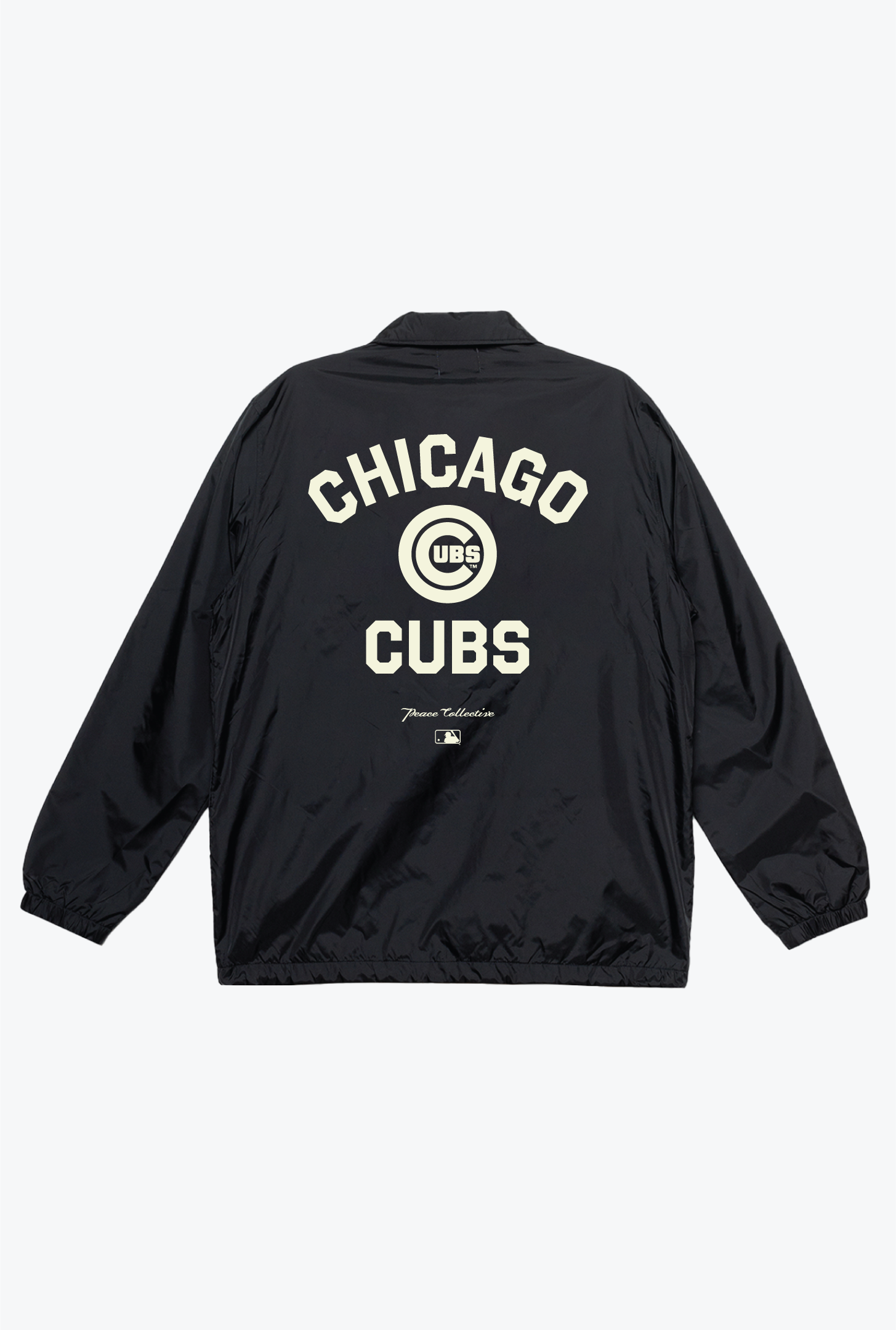 Chicago Cubs Essential Coach Jacket - Black