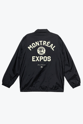 Montreal Expos Essential Coach Jacket - Black