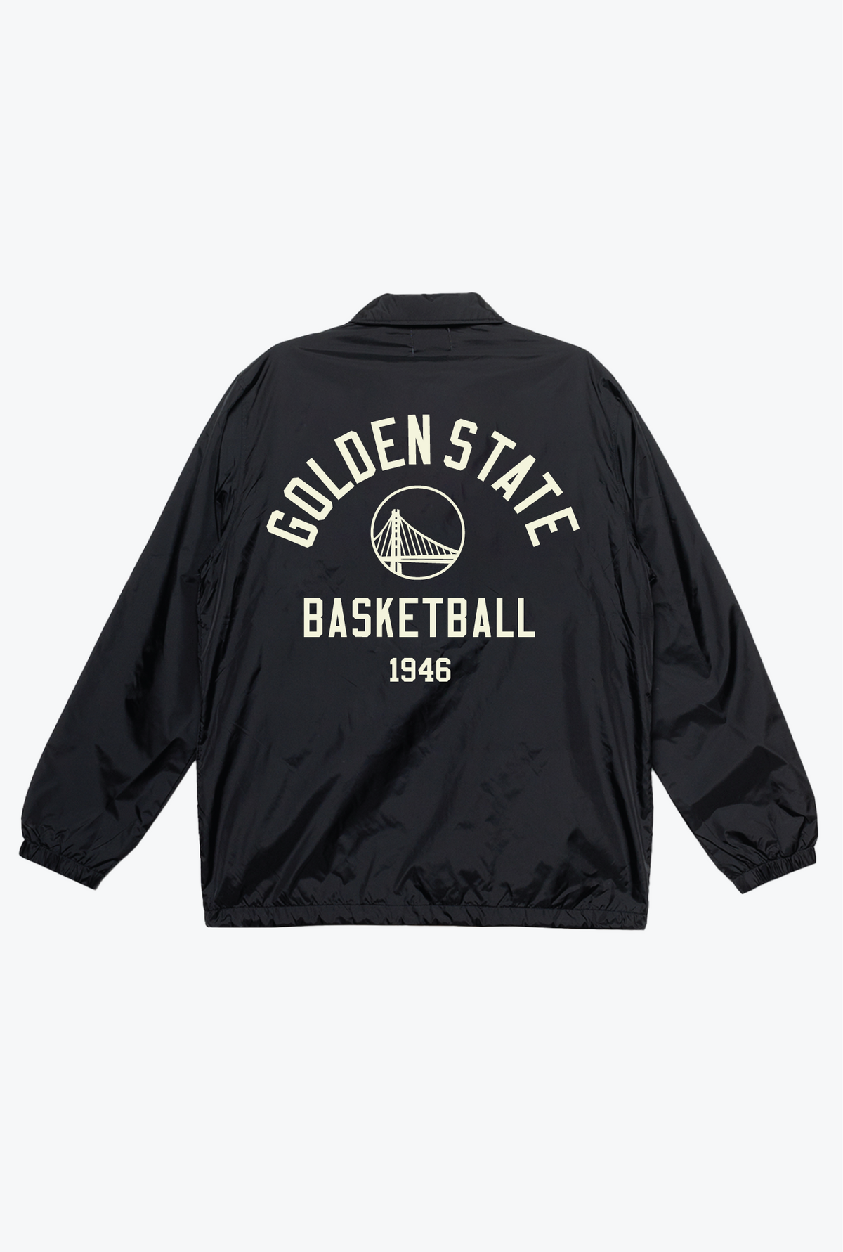 Golden State Warriors Coach Jacket - Black