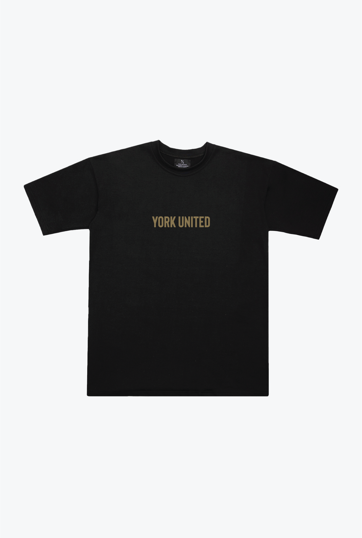 York United FC Heavyweight T-Shirt - Black