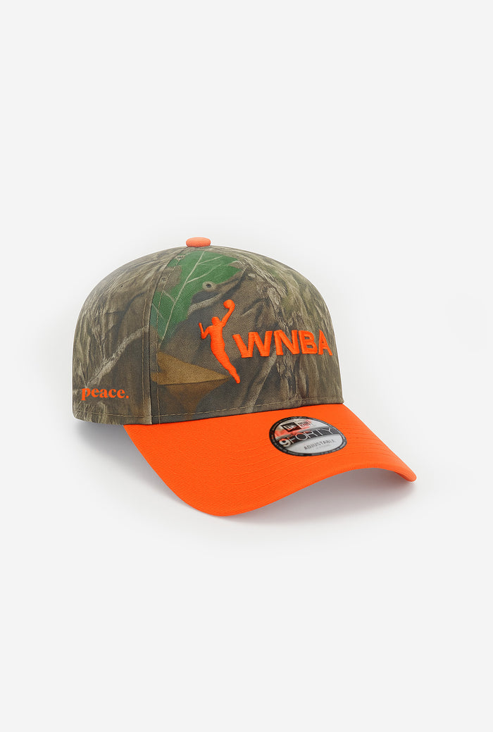 WNBA Breaking Barriers 9FORTY Snapback - Camo/ Orange