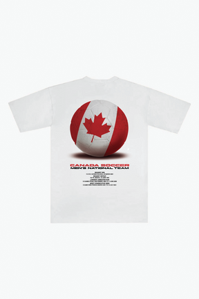 Canada Soccer Heavyweight T-Shirt - White
