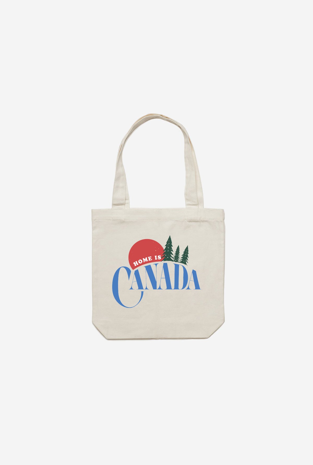 Home is Canada Wilderness Tote - Natural