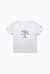 Care Bears Emotionally Fragile Baby Tee - White