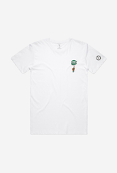 Boston Celtics Spinning Ball Logo T-Shirt - White