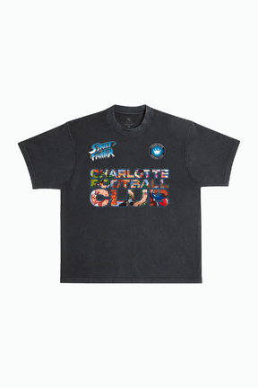 Charlotte FC x Street Fighter Character Premium T-Shirt - Black