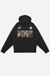 Chicago Fire FC x Street Fighter Character Heavyweight Hoodie - Black