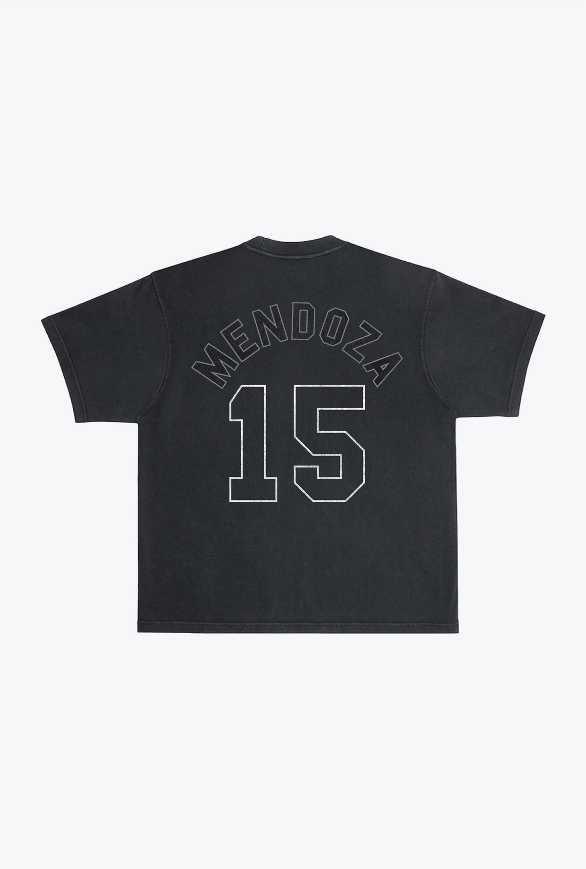 Fernando Mendoza Heavyweight Garment Dyed T-Shirt - Black