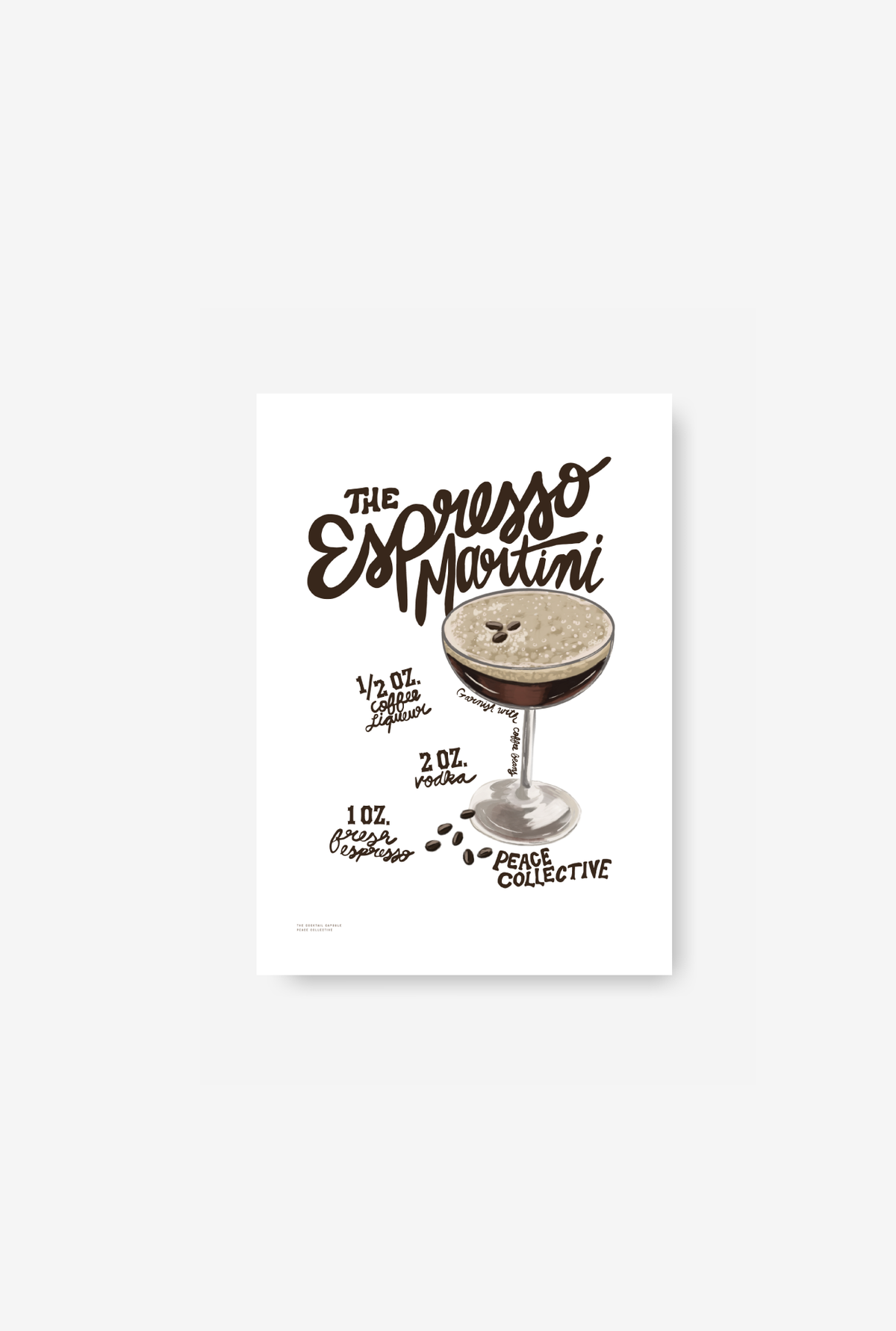 Espresso Martini Wall Print