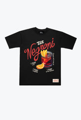 Negroni Club Heavyweight T-Shirt - Black