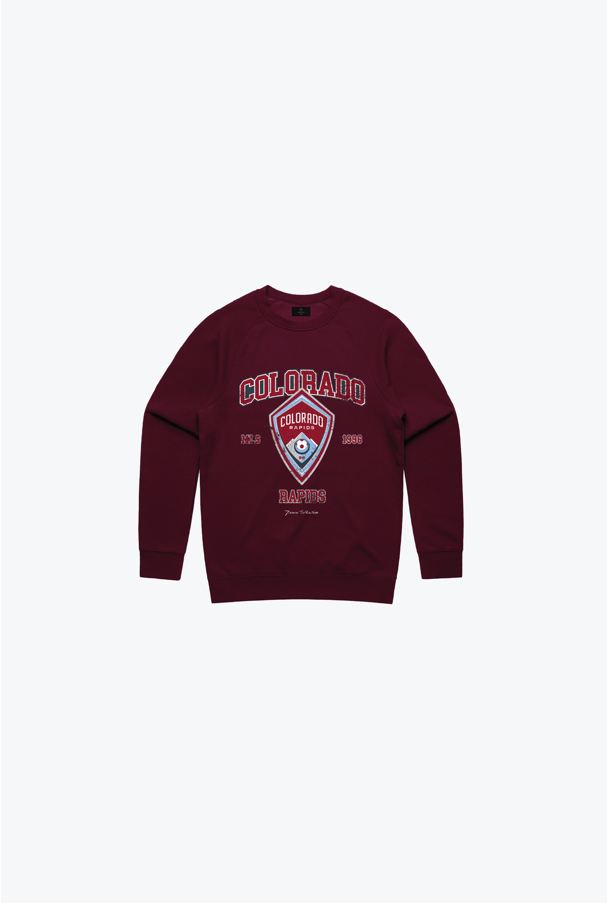 Colorado Rapids Vintage Washed Kids Crewneck - Maroon