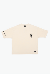 Camiseta Pesada con Bolsillo Preppy Columbus Crew - Marfil