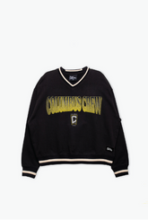 Columbus Crew V-Neck Heavyweight Crewneck - Black