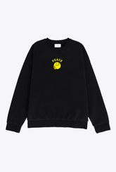 P/C x SmileyWorld "Smile for Peace" Heavyweight Crewneck - Black