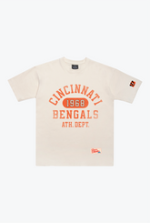 Cincinnati Bengals Athletic Club Heavyweight T-Shirt - Ivory