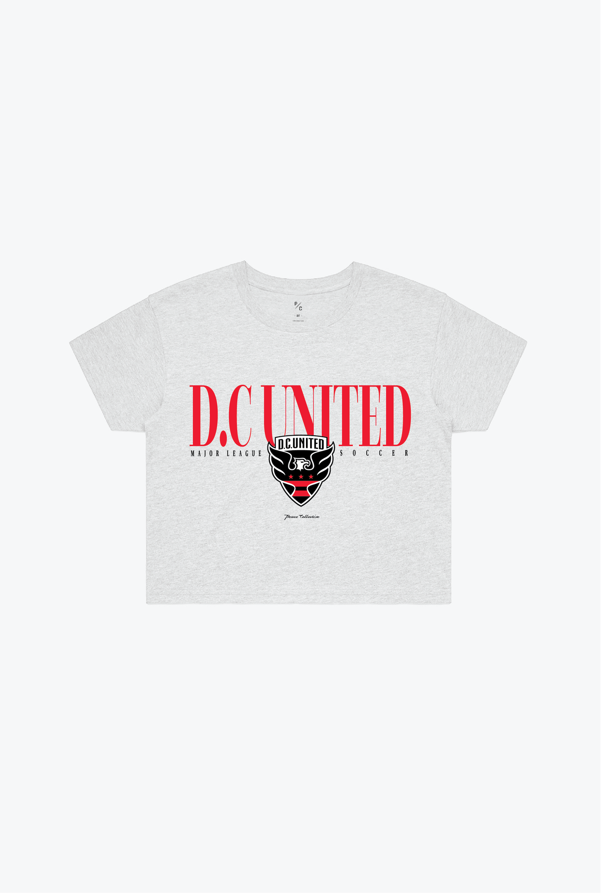 D.C. United Throwback Cropped T-Shirt - Ash