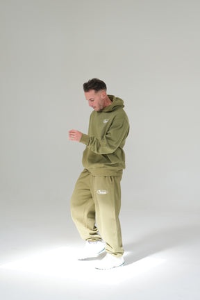 Peace & Love in Toronto Heavyweight Joggers - Olive