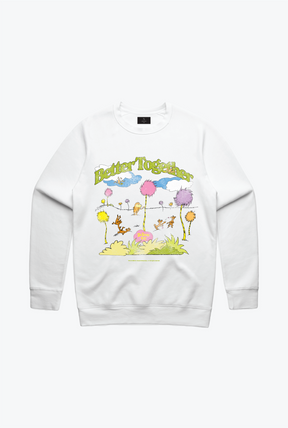 The Lorax Better Together Crewneck - White