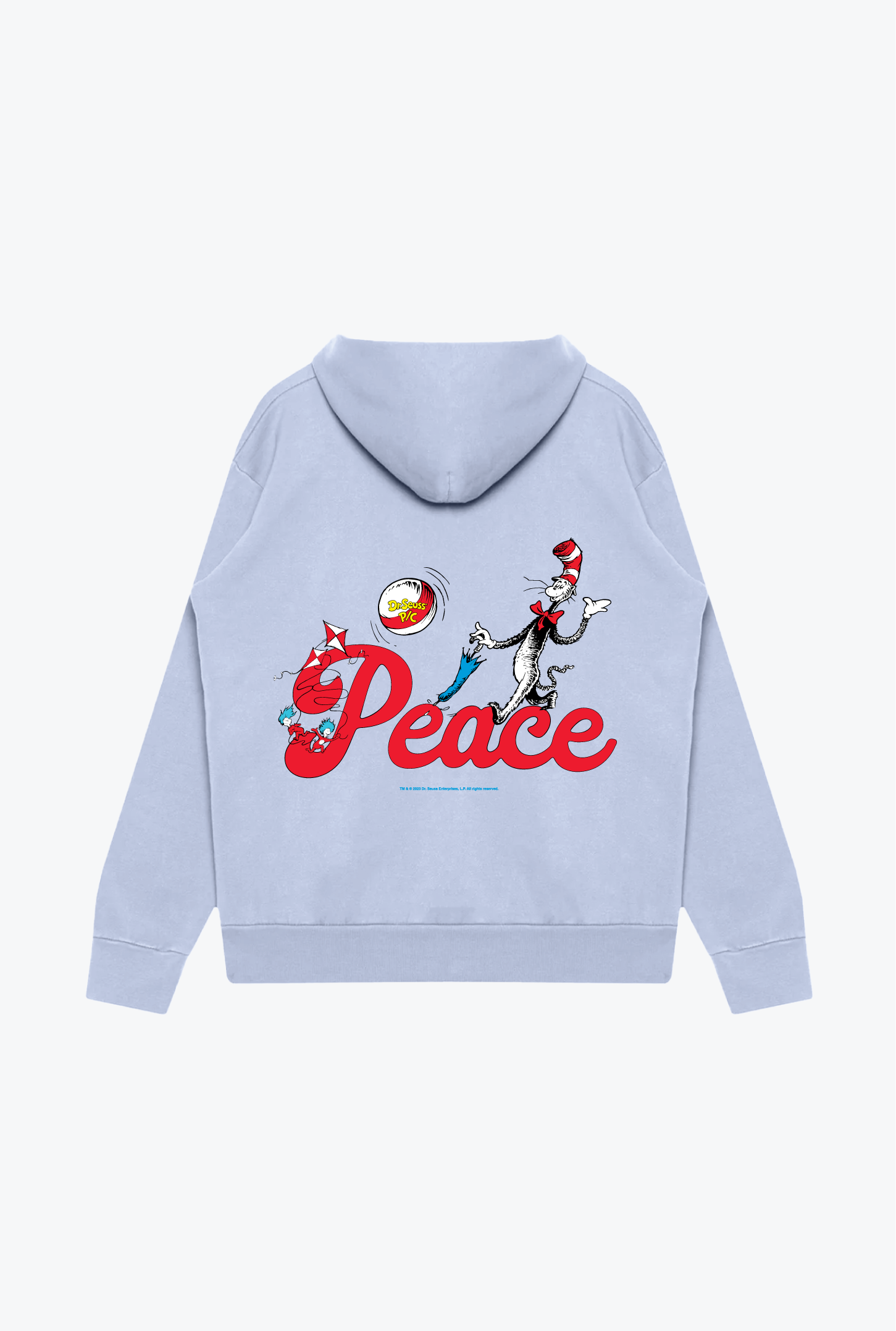 Cat In The Hat Vintage Character Hoodie - Grape Ice