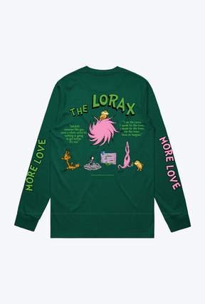 The Lorax All Over Long Sleeve - Jade Green