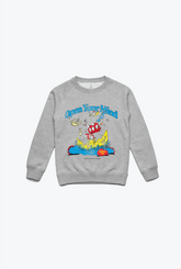 Green Eggs and Ham Open Your Mind Youth Crewneck - Grey