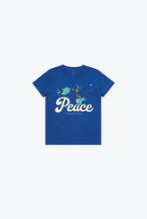 Oh The Places You'll Go Vintage Character Youth T-Shirt - Royal