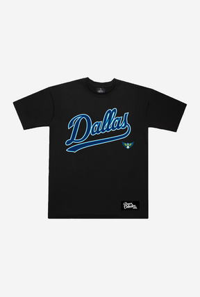 Dallas Wings Spirit Heavyweight T-Shirt - Black