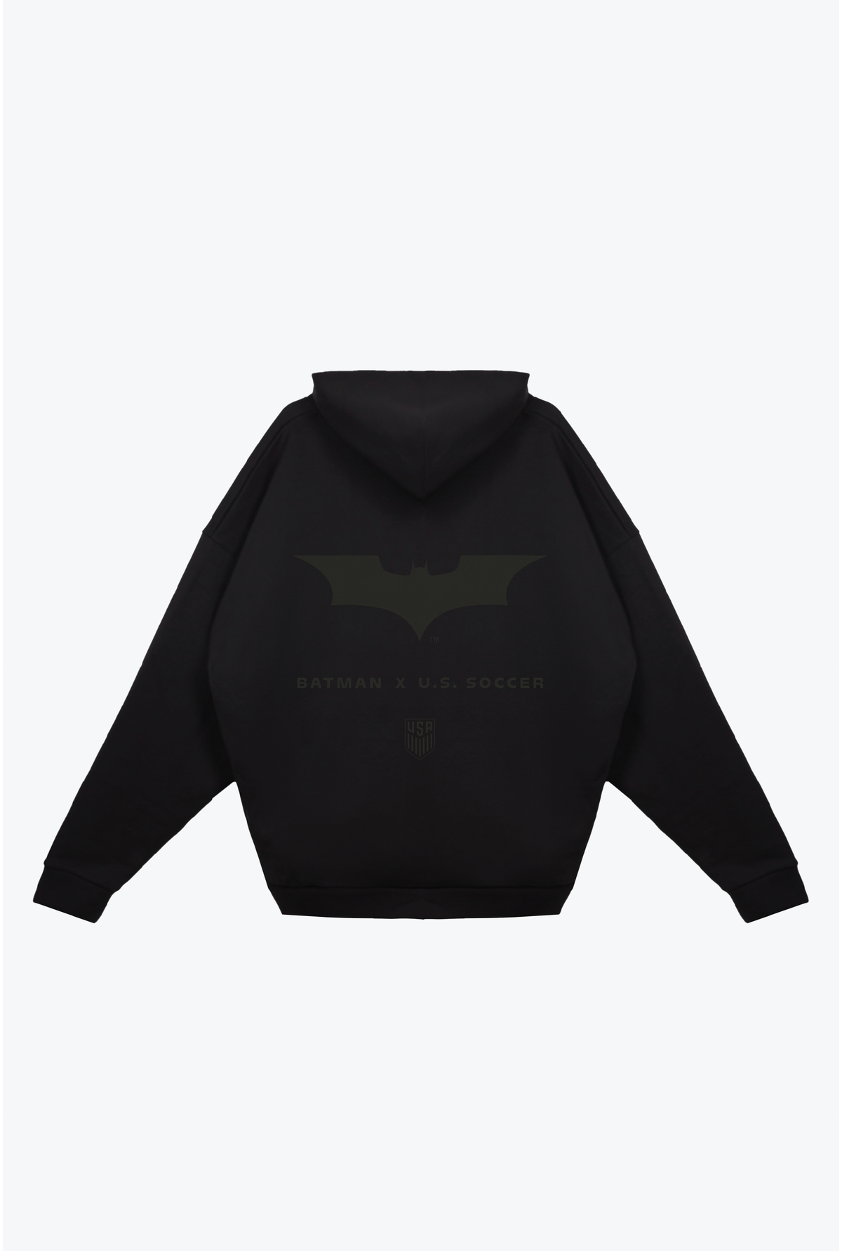 US Soccer x DC Comics The Dark Knight Rises Relaxed Hoodie - Schwarz