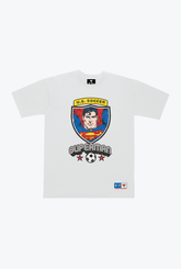 US Soccer x DC Comics Camiseta Superman Shield - Blanca