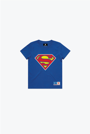 Camiseta juvenil US Soccer x DC Comics Superman - Azul