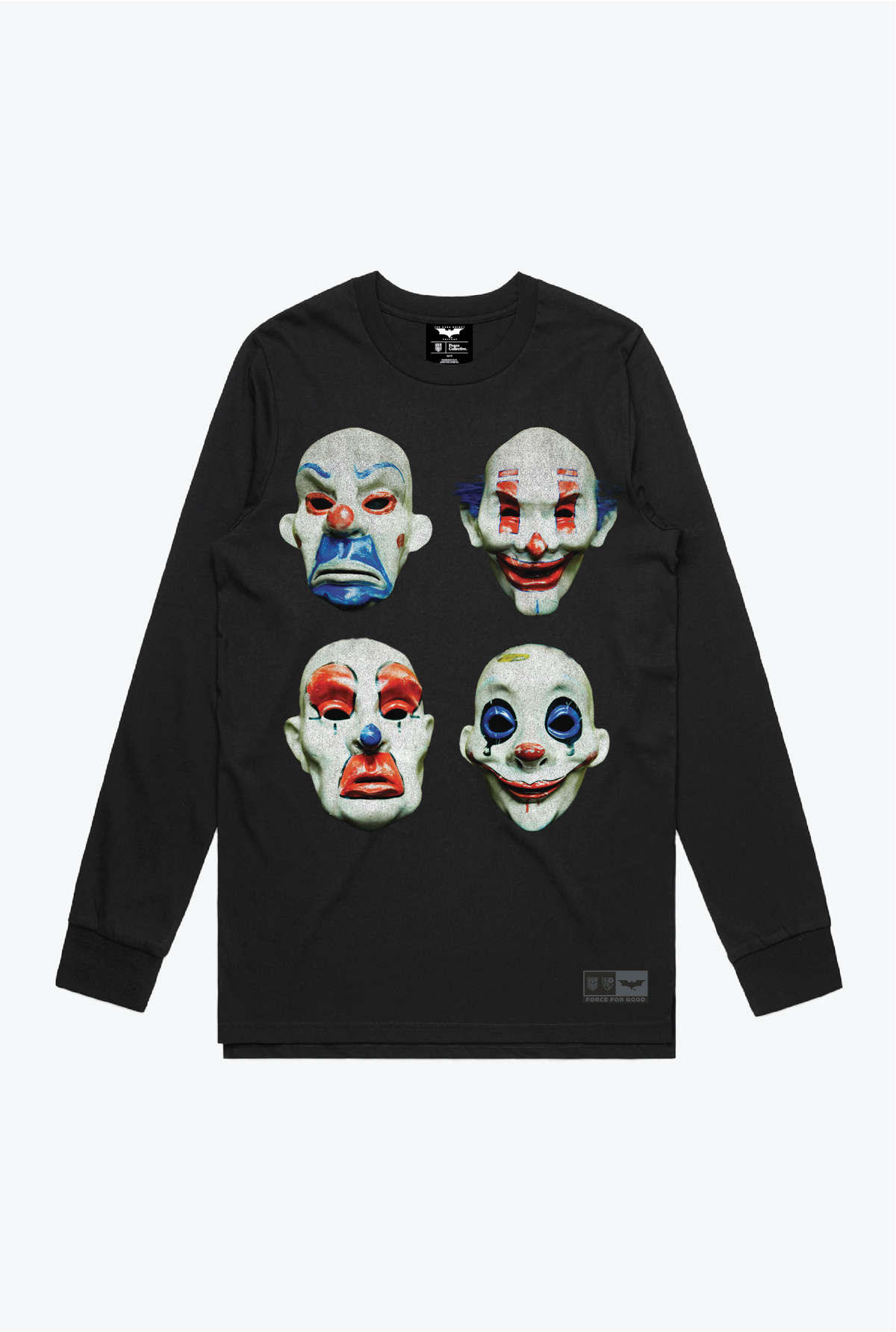 US Soccer x DC Comics Thugs Langarmshirt – Schwarz